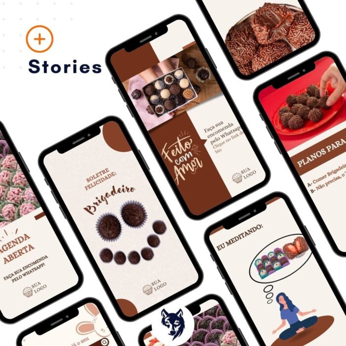 50 Posts Prontos Para Docerias | Social Media, Padarias, Confeitarias e Docerias | Instagram, Facebook e Whatsapp | V1 | Canva - Image 3