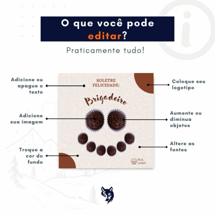 50 Posts Prontos Para Docerias | Social Media, Padarias, Confeitarias e Docerias | Instagram, Facebook e Whatsapp | V1 | Canva - Image 5