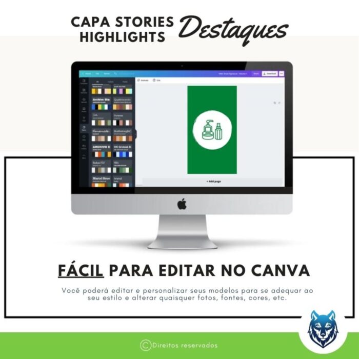 Design Destaque Highlights Stories P/ Spas e Estúdios de Relaxamento Verde | Template Editável | Canva - Image 5
