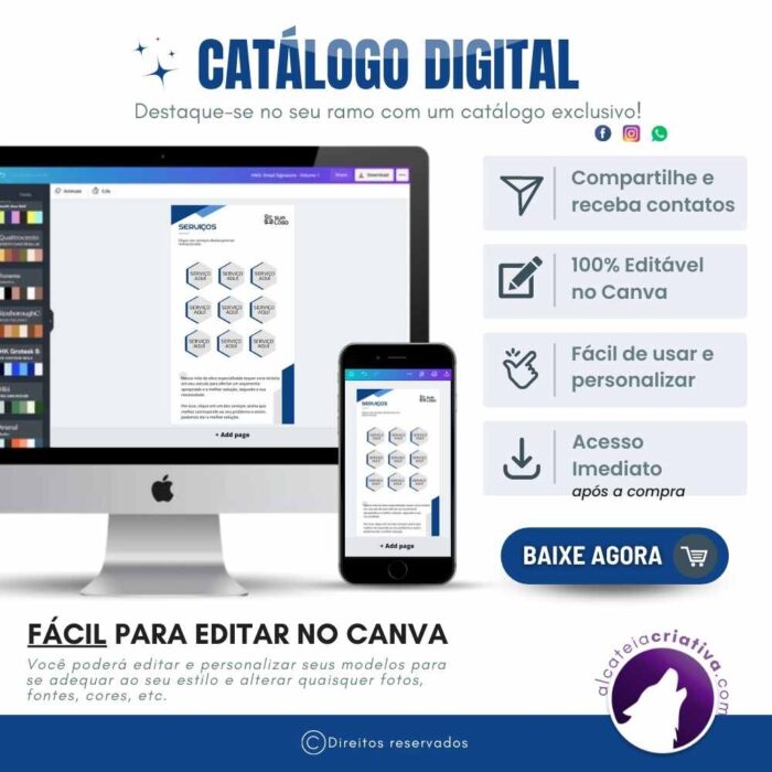Catálogo Digital | Auto Center, Mecânica, Revendedor de Peças e Acessórios Automotivo | Azul e Cinza | Template Editável | Canva - Image 7