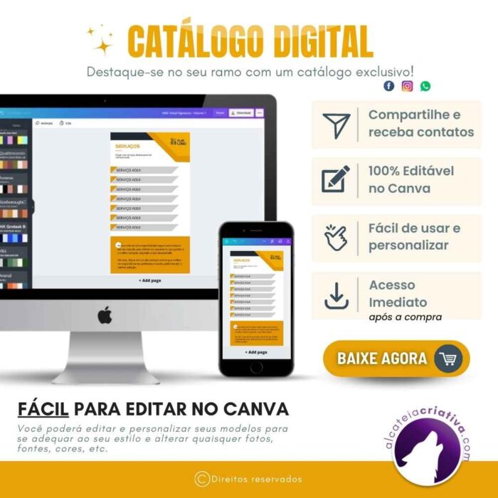 Catálogo Digital | Auto Center, Mecânica, Revendedor de Peças e Acessórios Automotivo | Amarelo e Cinza | Template Editável | Canva - Image 7