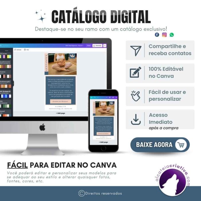 Catálogo Digital | Salão Spa Relax | Serviços de Bem-estar e Relaxamento | Cor Verde Escuro e Rosa Rosé | Template Editável Canva - Image 7