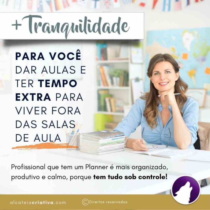Planner Agenda Professor Profissional | Floral Gold | Completo Personalizado| Calendário, Plano de Aulas, Nota dos Alunos, etc | V1 | Template Editável | Canva - Image 4