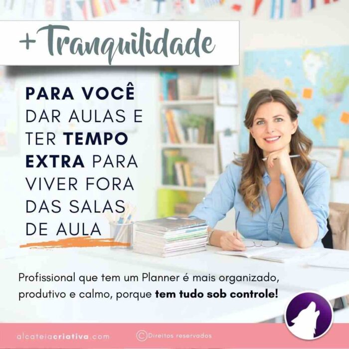 Planner Agenda Professor Profissional | Nuvens de Algodão Doce Rosa | Completo Personalizado | Calendário, Plano de Aulas, Nota dos Alunos, etc | V1 | Template Editável | Canva - Image 4