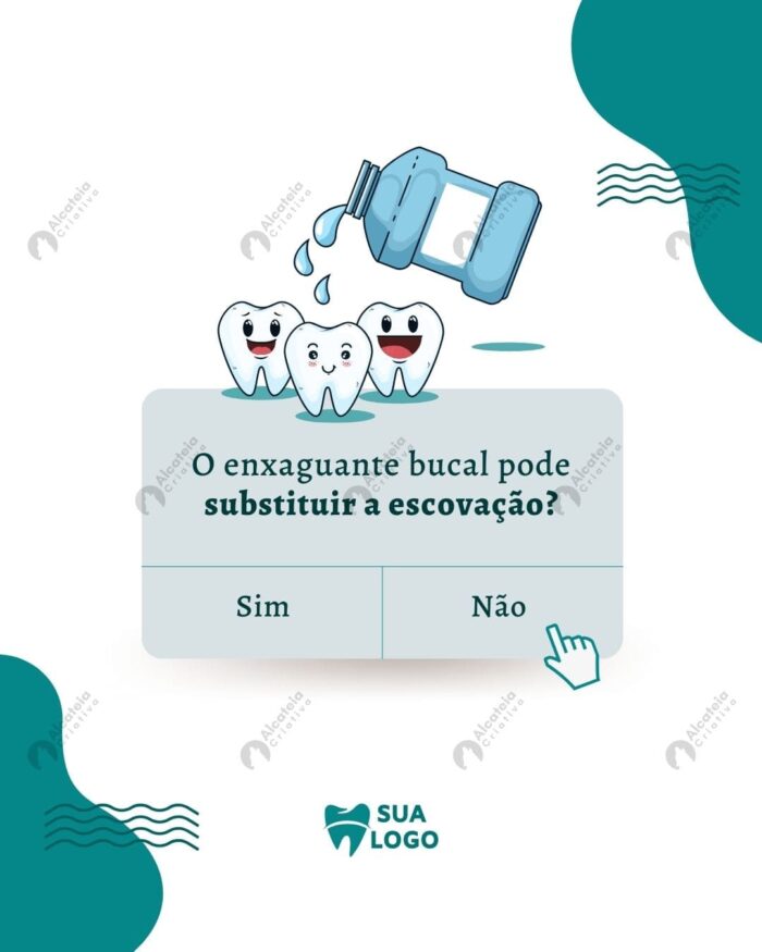 O enxaguante bucal pode substituir a escovação? | Post